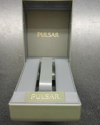 PULSAR WATCH SCATOLA PORTA OROLOGIO vintage WBX70