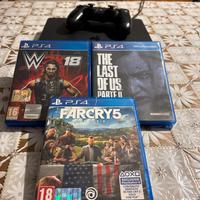 Ps4 slim 500gb+3 giochi