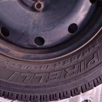 4 Gomme usate + 4 Cerchi in ferro 16"  M+S - €120