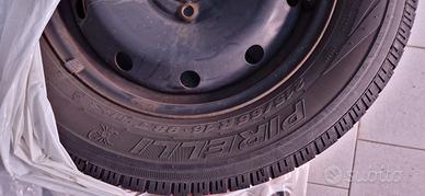 4 Gomme usate + 4 Cerchi in ferro 16"  M+S - €120