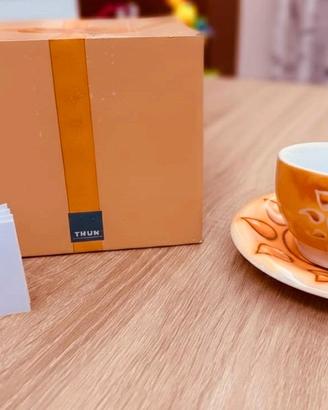 Tazza Thun Sole Ceramica Arancione