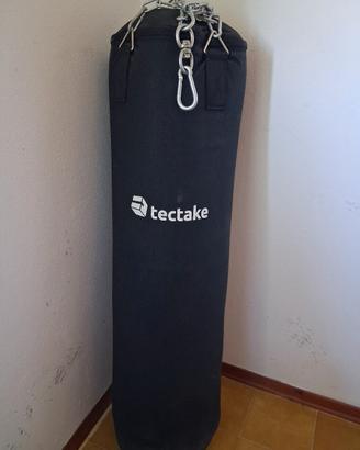 Sacco da Boxe Tectake 25kg (con gancio e guanti)