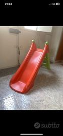Scivolo Smoby originale bambini verde e arancione