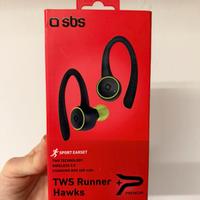 Cuffiette sportive sbs wireless NUOVE