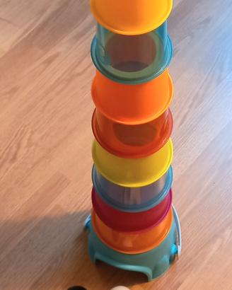 gioco Torre giraffa secchiello palline