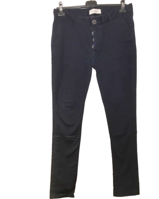 Pantaloni River Island skinny fit uomo navy W30