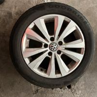 Set 4 ruote complete Volkswagen Golf 7 - ORIGINALE