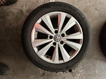 Set 4 ruote complete Volkswagen Golf 7 - ORIGINALE