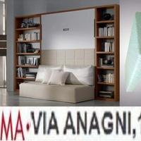 LETTO A SCOMPARSA Domino Ambiente C materasso