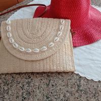 Cappello con borsa estiva 