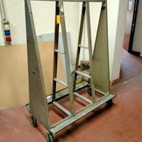 CARRELLO  PORTA PANNELLI IN METALLO 