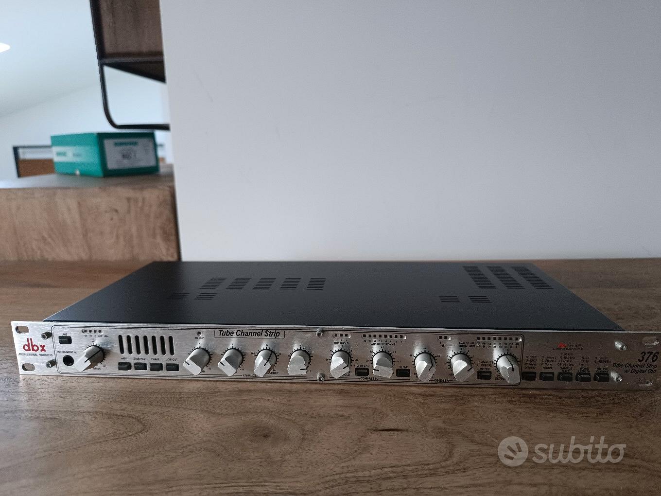 channel strip preamp valvolare DBX 376 - Strumenti Musicali In