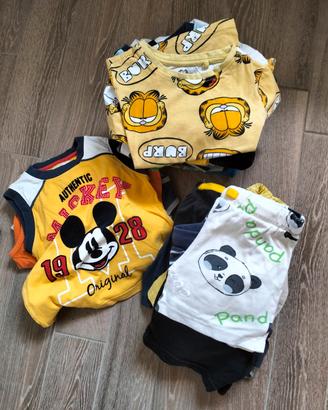 Lotto estivo bimbo cm 98-104