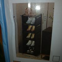 Scarpiera salvaspazio a 5 ripiani