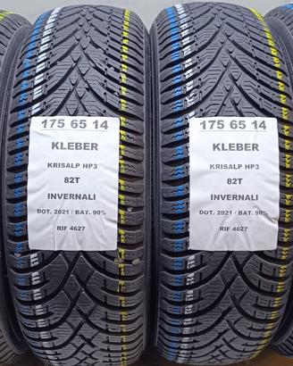 4 GOMME 175 65 14 KLEBER INV RIF4627