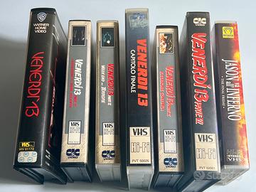Collezione "Venerdì 13", 7 VHS rarissime