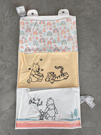 tasca portaoggetti e adesivo da parete Winnie pooh