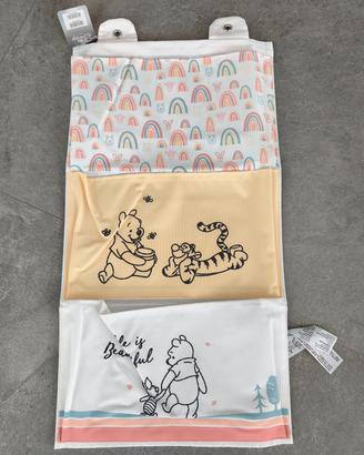 tasca portaoggetti e adesivo da parete Winnie pooh