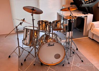 Batteria Pearl Export + Piatti Paiste