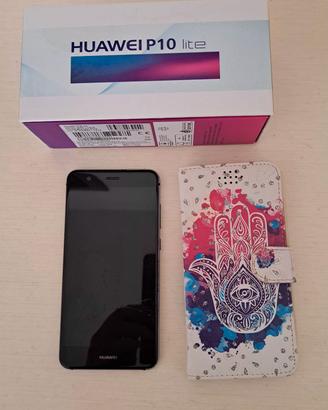 Huawei p10 lite+ cover e confezione originale 