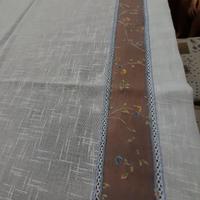 tenda singola cotone con ricami 