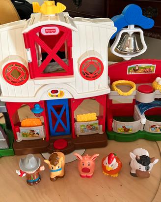 FATTORIA ANIMALI FELICI LITTLE PEOPLE FICHER PRICE
