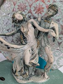 Lampada scultura danzatori/ Del Vecchio - Murano