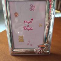 cornice argento bambina pupi e pupe  