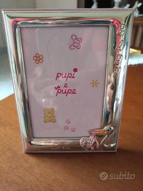 cornice argento bambina pupi e pupe  