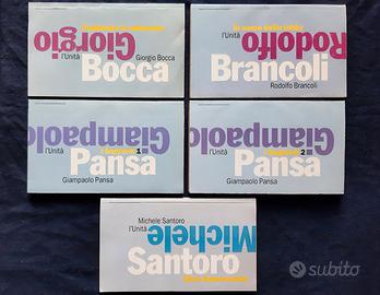 Bocca Brancoli Pansa Santoro: 5 libri a 4 €