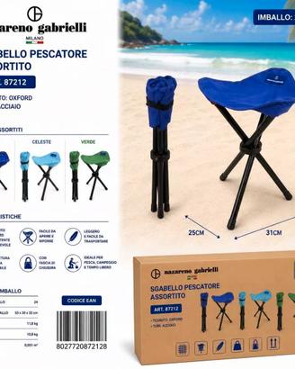Sgabello per pescatore