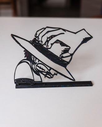 Quadretto One Piece Luffy & Cappello di Paglia