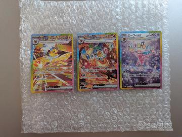 Pokemon rare: Espeon ex - Jolteon ex - Flareon ex