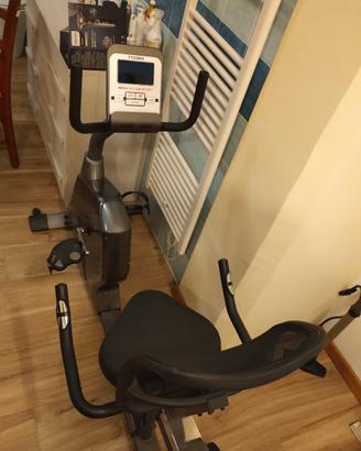 Cyclette in orizzontale