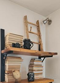 Scala decorativa in legno 