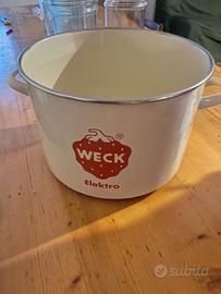 pentola in acciaio smaltato x sterilizzazione Weck