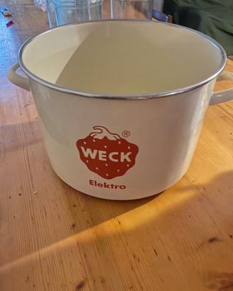 pentola in acciaio smaltato x sterilizzazione Weck