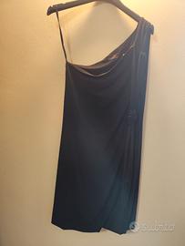 tubino nero monospalla Sandro Ferrone