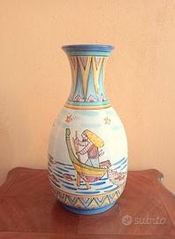 Grande vaso Solimene Vietri, anni 70.