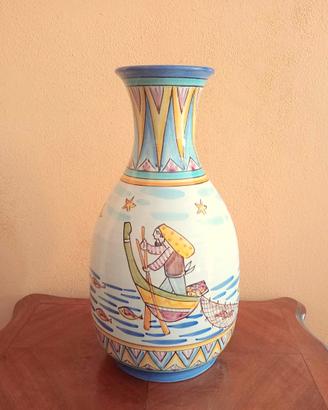 Grande vaso Solimene Vietri, anni 70.
