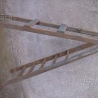 Antica vecchia scala aperta per arredo 175 cm