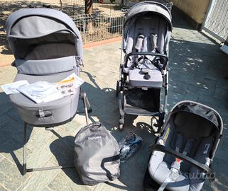 trio inglesina electa+seggiolino pappa da tavolo