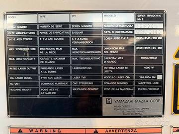 MAZAK SUPER TURBO X510 MKII - Laser CO?