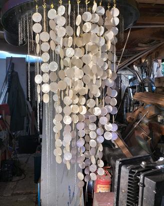 Lampadario in madreperla