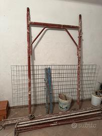 Cavalletto H per ponteggi ponteggio e bacchette