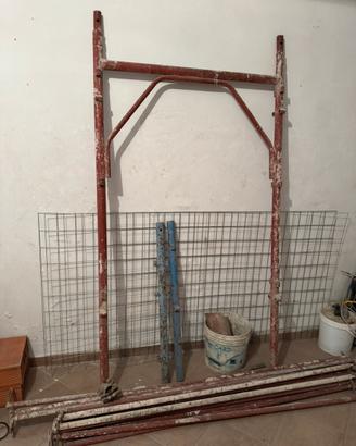 Cavalletto H per ponteggi ponteggio e bacchette