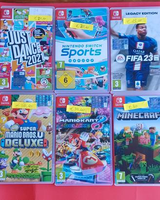 Giochi Nintendo Switch  vari prezzi