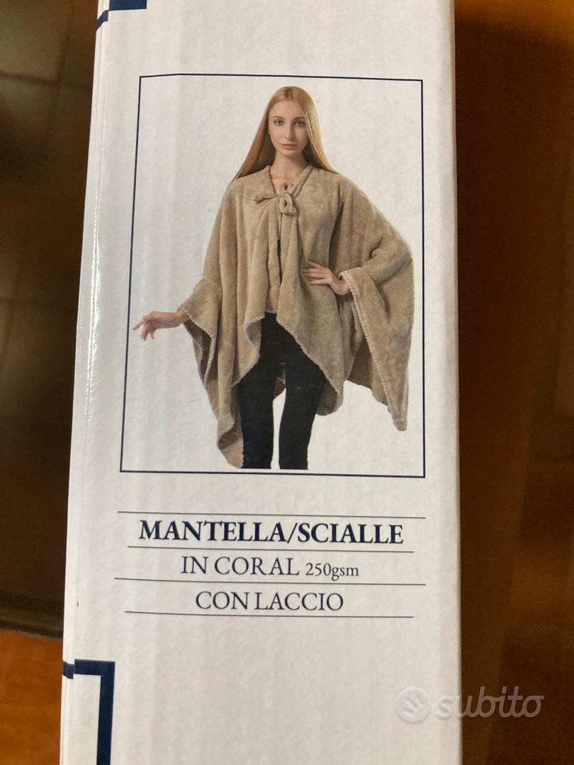 Mantelle Scialle Con Forcella Mantella Poncho Scialle In Pile Con