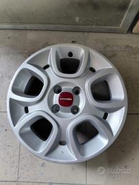 Cerchio in lega da 15 pollici per Fiat panda