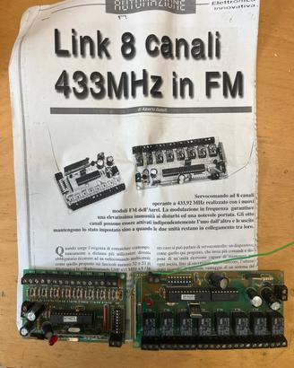 Servocomadi 8ch 433 MHz